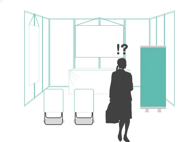 目的別採用ブースデザインの考え方合同企業説明会装飾