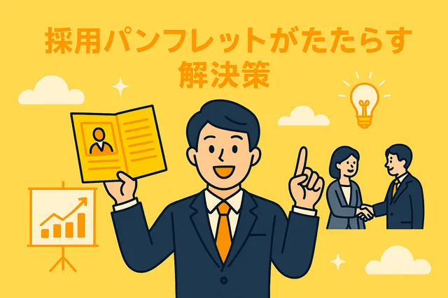 採用パンフレットがもたらす解決策