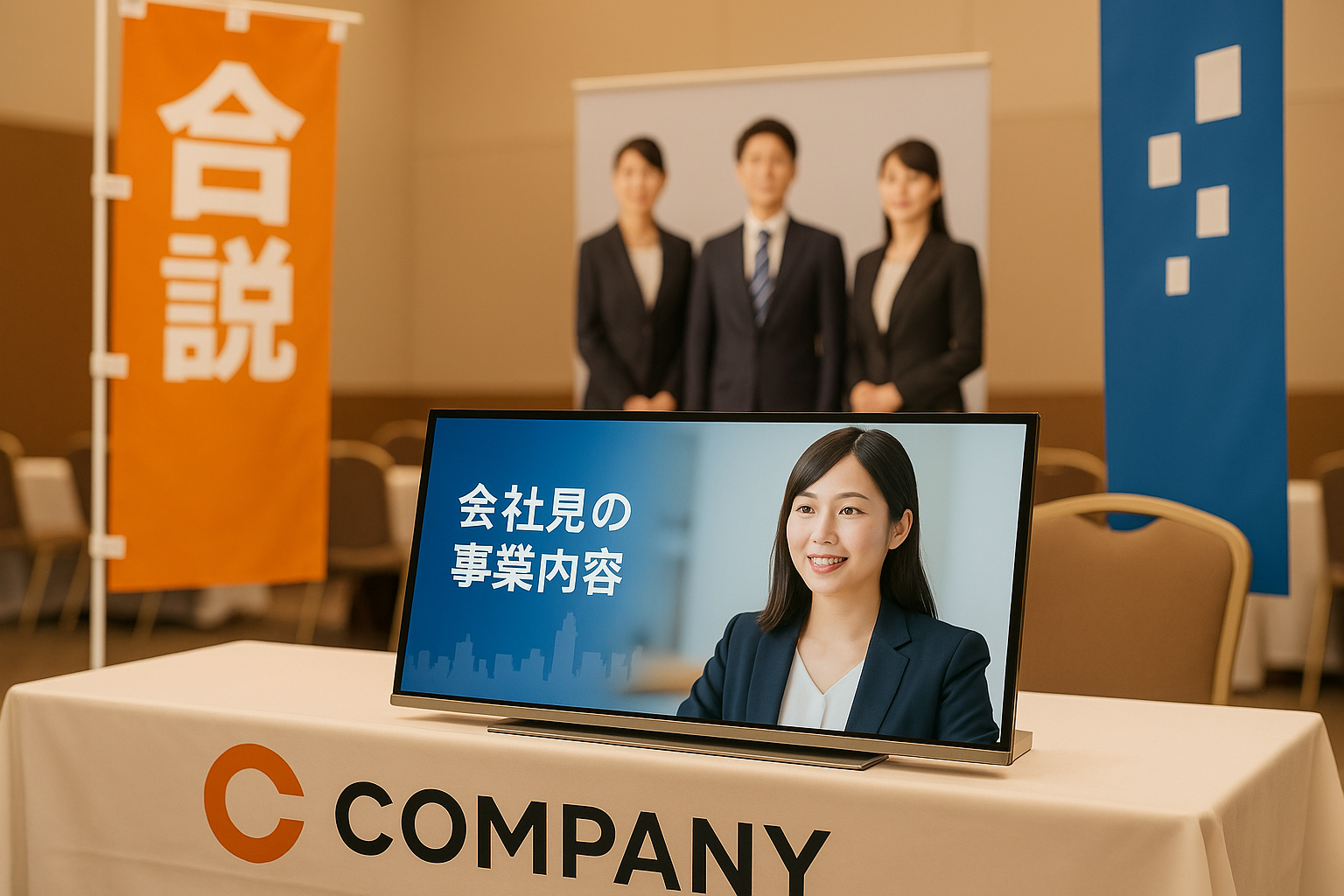 卓上デジタルサイネージの会社の事業内容