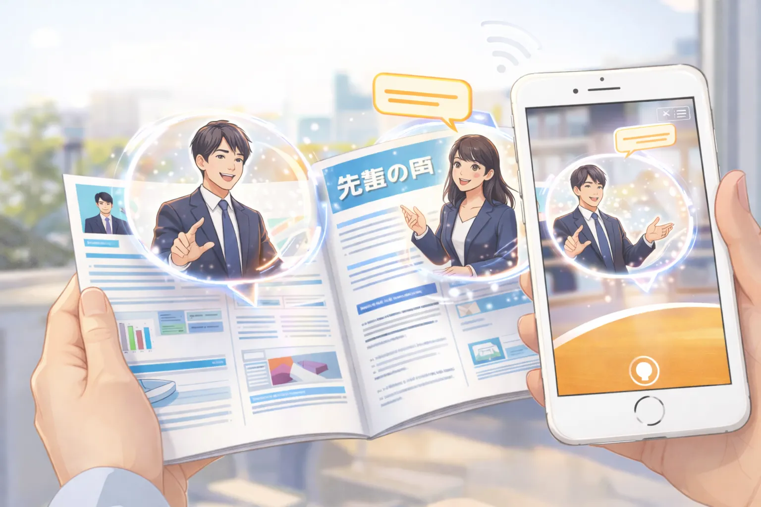 時代を創ろう！AR×合同説明会で“体験する採用”へ