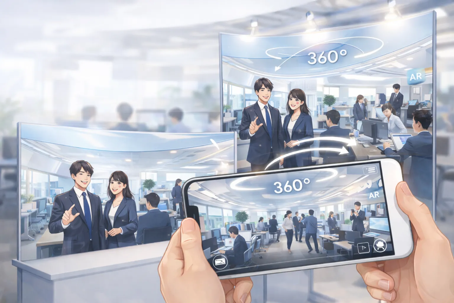 時代を創ろう！AR×合同説明会で“体験する採用”へ