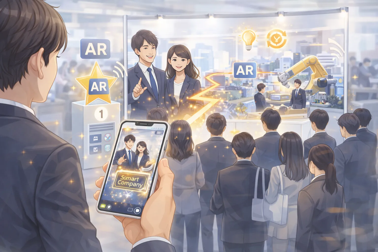 時代を創ろう！AR×合同説明会で“体験する採用”へ