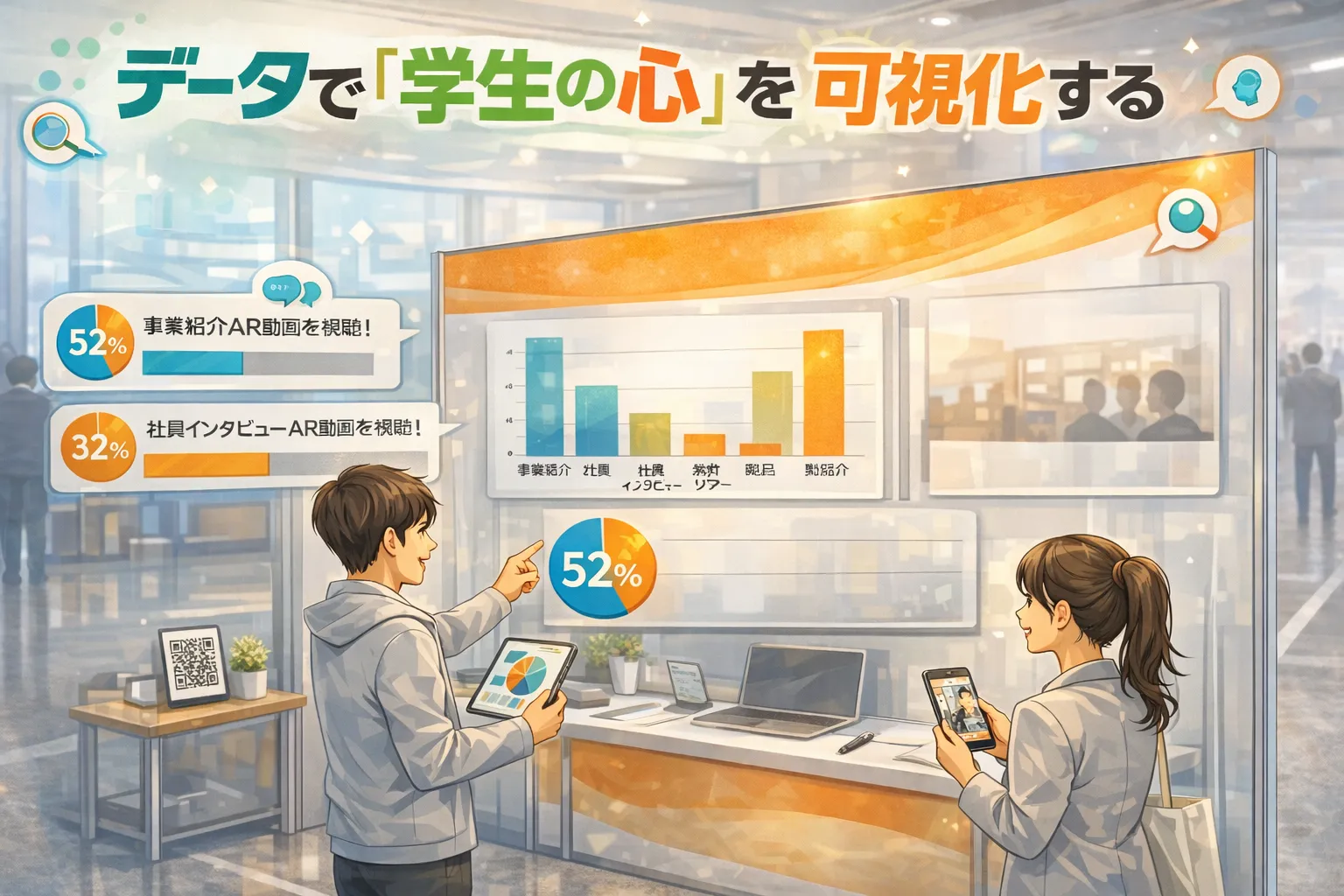 時代を創ろう！AR×合同説明会で“体験する採用”へ