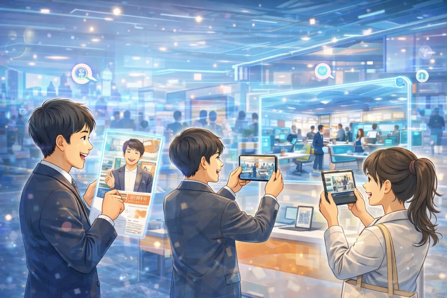 時代を創ろう！AR×合同説明会で“体験する採用”へ