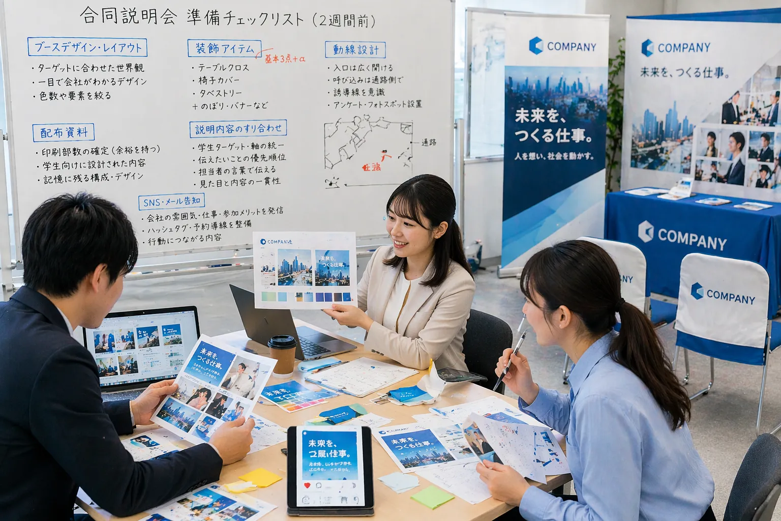 合同説明会2週間前のイメージ写真