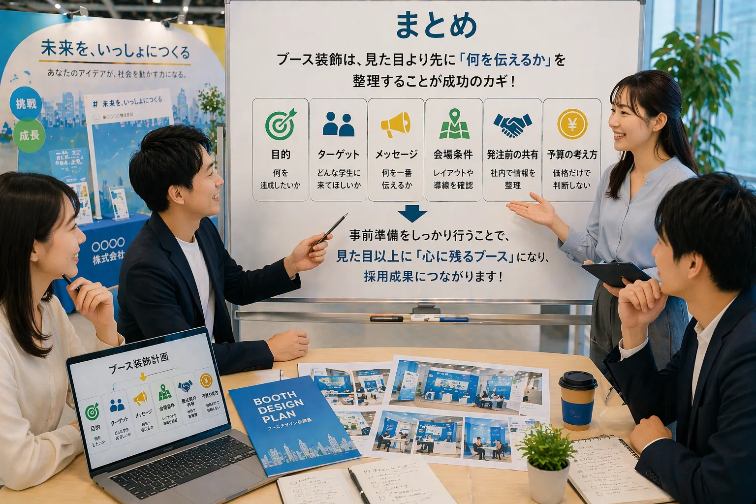 合説ブースの装飾で失敗しないコツ記事まとめ