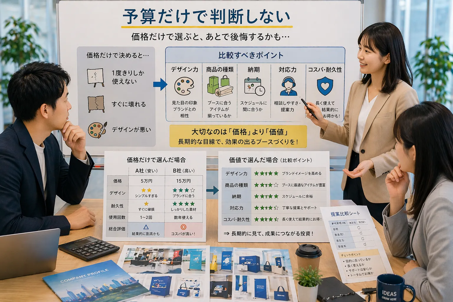 デザインやアイテムは予算だけで決めてはいけない理由について