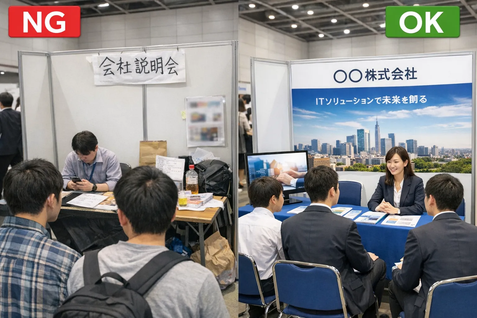 合同説明会NG例