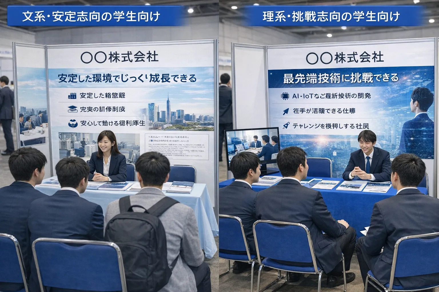 合同説明会はターゲットを明確に