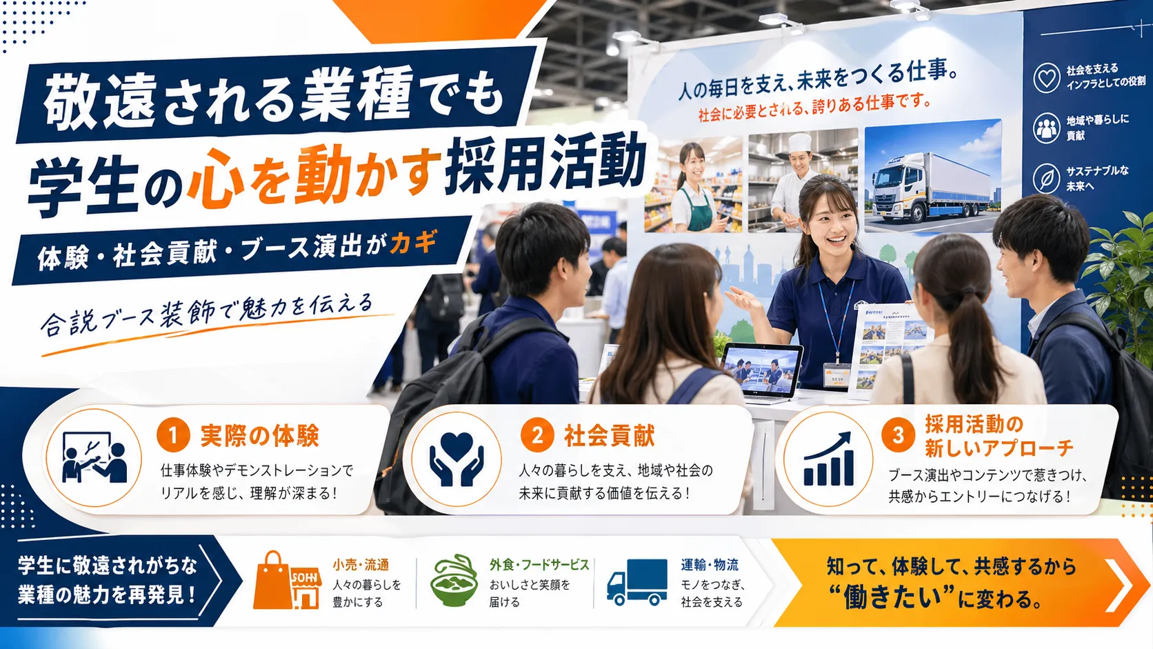 敬遠されがちな業界でも学生の心を掴む新たなアプローチとは？記事のアイキャッチ