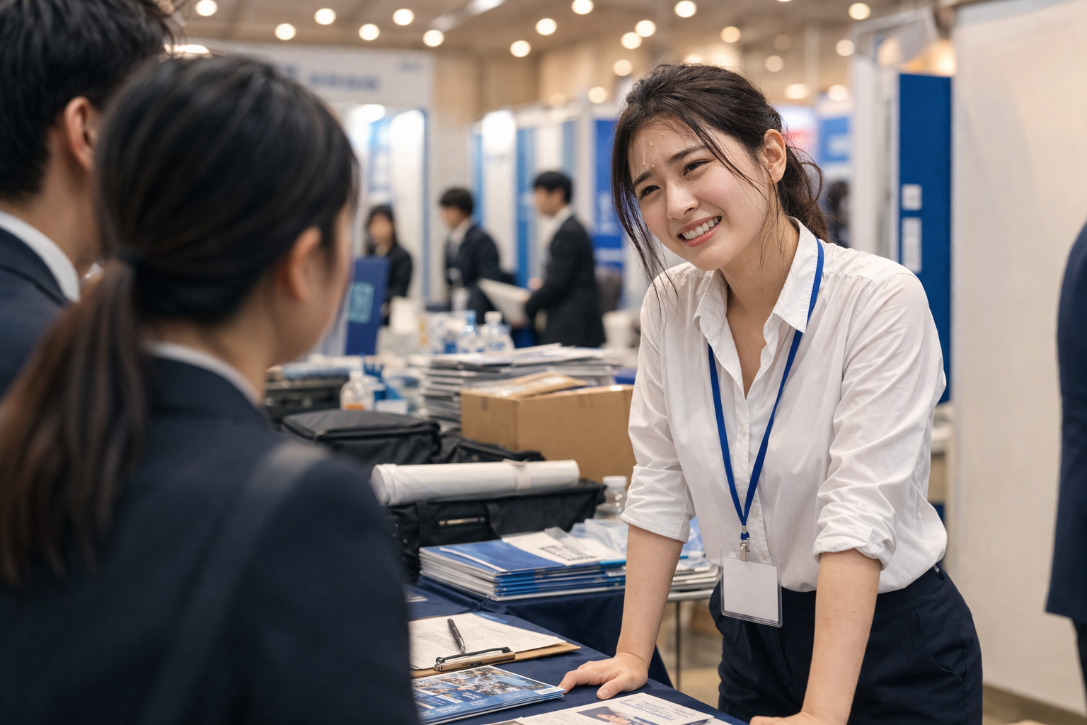 設営で消耗すると、本番のパフォーマンスが落ちる