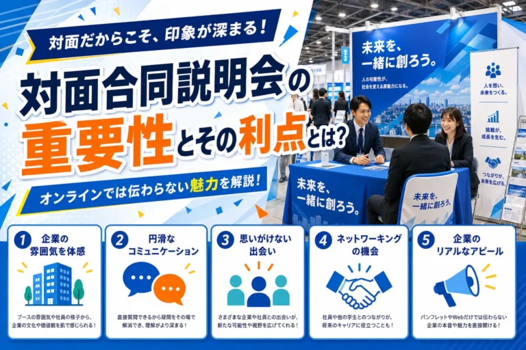 対面合同説明会の重要性とその利点とは？
