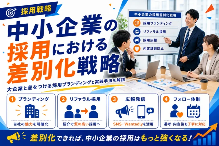 中小企業の採用における差別化戦略