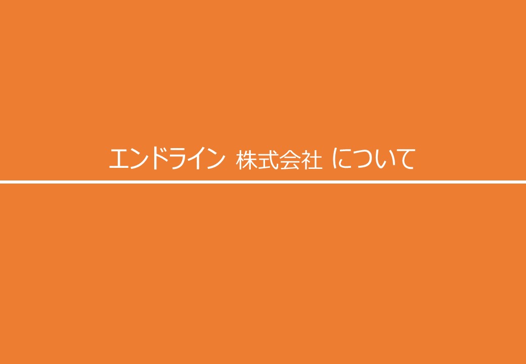 エンドライ株式会社レジュメ