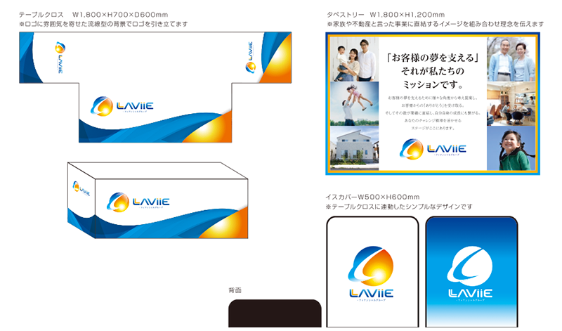 LAVIIEフィナンシャルグループデザイン